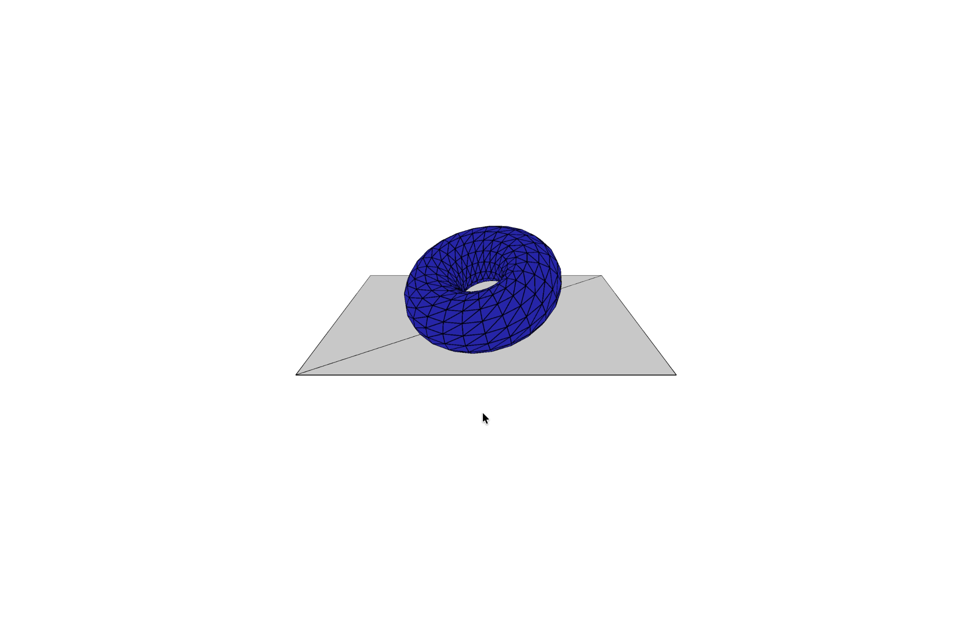 Further testing the differences and seeing the quick colour movement from the initial basic circuit with the torus.