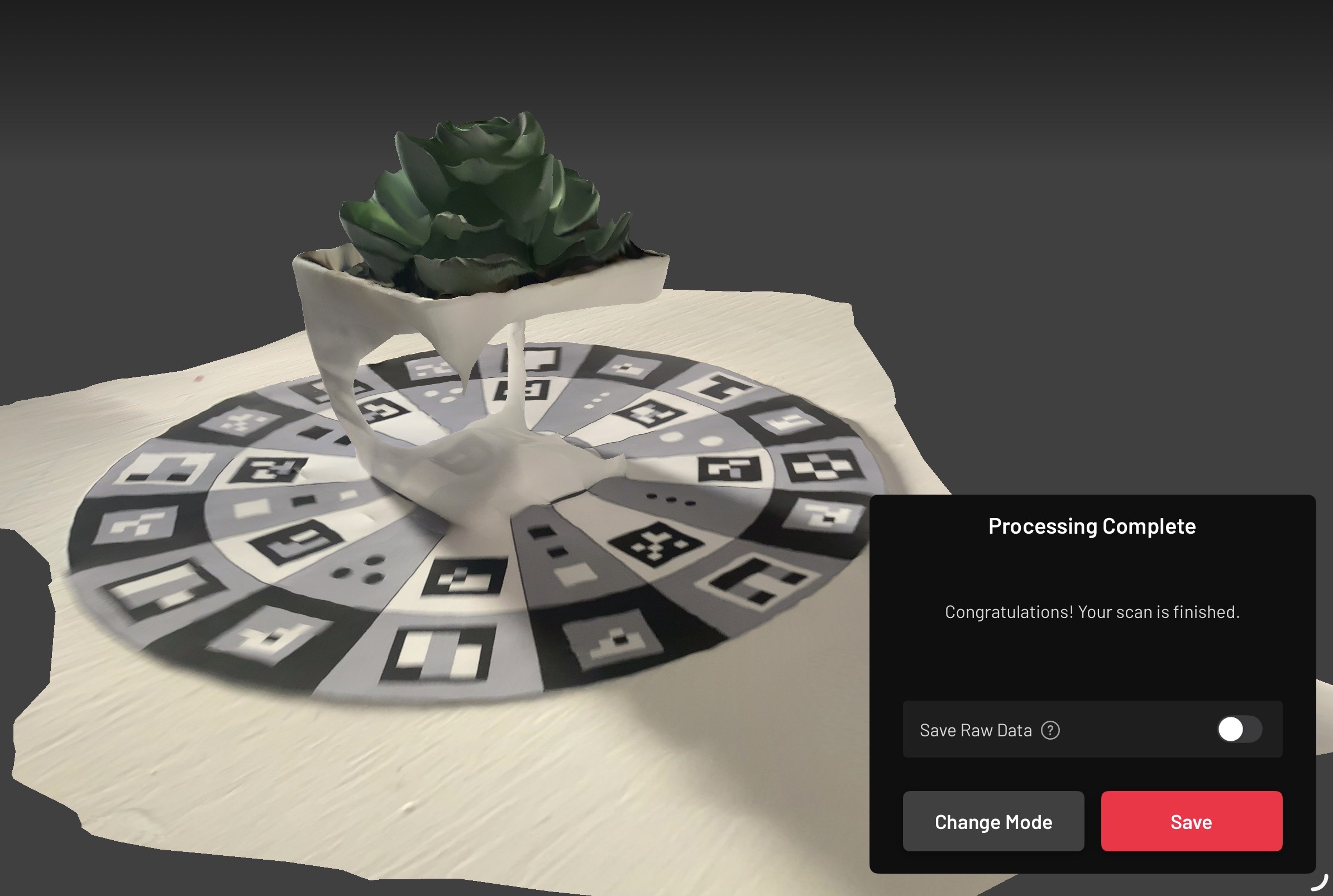Another failed attempt at scanning a plant as an object.